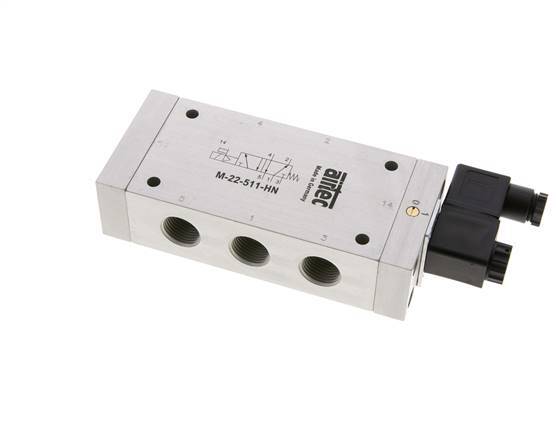 5/2 G1/2'' Magneetventiel 24V AC 2-10bar/28-140psi Airtec