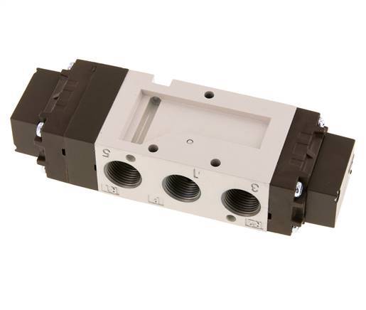 5/3 G3/8'' (G1/8'') Middendruk Luchtgestuurd Ventiel 2-10bar/28-140psi YPC
