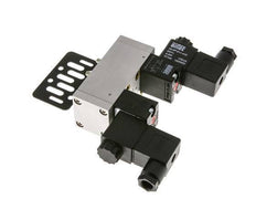 5/3 ISO 5599-1 Middenuitlaat Magneetventiel 24V DC 3-10bar/42-140psi Airtec