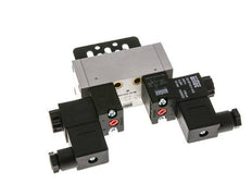 5/3 ISO 5599-1 Middenuitlaat Magneetventiel 24V DC 3-10bar/42-140psi Airtec