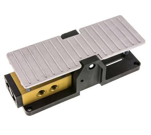 5/3 G1/4 '' Centrum Gesloten Voetbediend Ventiel Detent 2.5-10bar/35.0-140psi