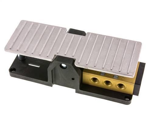 5/3 G1/4 '' Centrum Gesloten Voetbediend Ventiel Detent 2.5-10bar/35.0-140psi