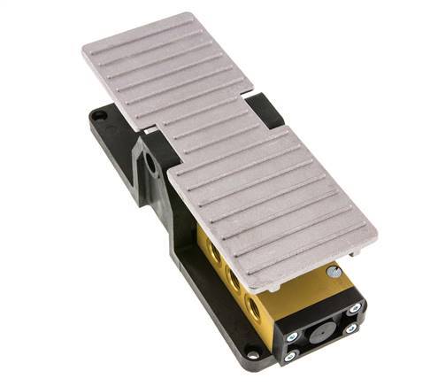 5/3 G1/4 '' Centrum Gesloten Voetbediend Ventiel Detent 2.5-10bar/35.0-140psi