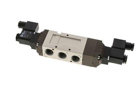 5/3 G1/2'' Midden Gesloten Magneetventiel 24V AC 2-10bar/28-140psi YPC