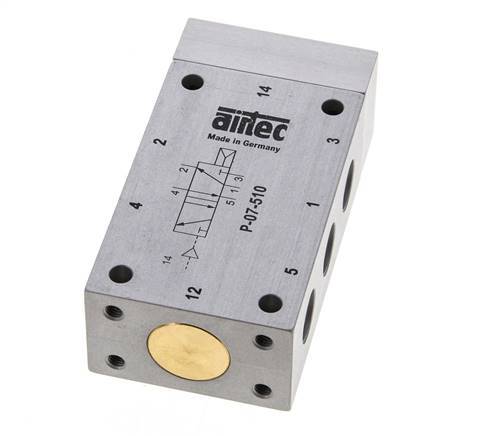 5/2 G1/4'' Luchtgestuurd Ventiel ATEX 1.5-10bar/21.0-140psi Airtec