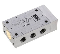 5/2 G1/4'' Luchtgestuurd Ventiel ATEX 1.5-10bar/21.0-140psi Airtec