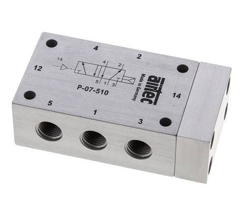5/2 G1/4'' Luchtgestuurd Ventiel ATEX 1.5-10bar/21.0-140psi Airtec