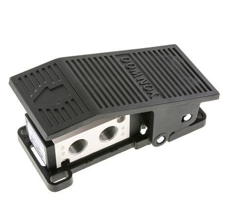 5/2 G3/8'' (G1/4'') Voetbediend Ventiel 1.5-8bar/21.0-112psi