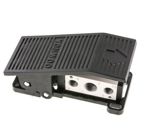 5/2 G3/8'' (G1/4'') Voetbediend Ventiel 1.5-8bar/21.0-112psi