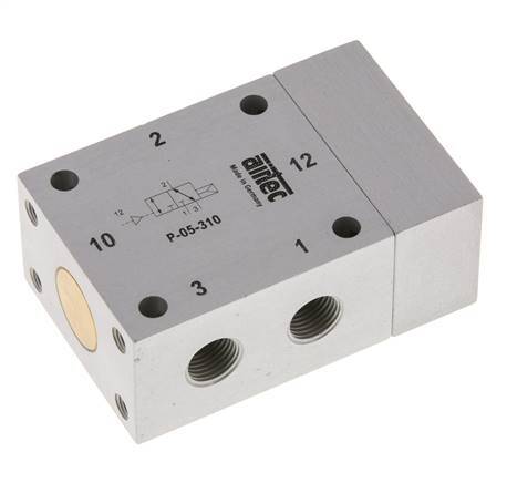 3/2 G1/8'' Luchtgestuurd Ventiel 2-10bar/28-140psi Airtec