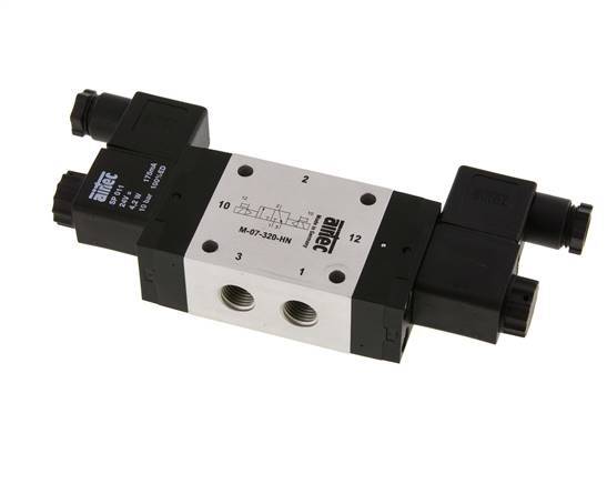 3/2 G1/4'' Bistable Solenoid Valve 24V AC 1.5-10bar/21.0-140psi Airtec