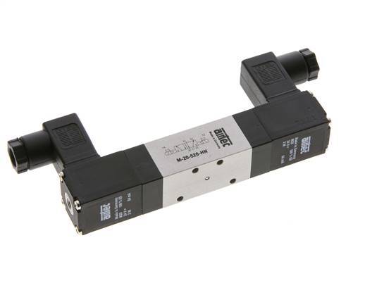 5/2 M5 Bi-Stabiel Magneetventiel 24V DC 2.5-8bar/35.0-112psi Airtec