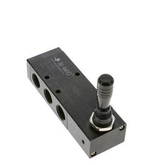 5/3 G1/2 '' Middenuitlaat Handbediend Hefboom Ventiel Detent 0-8bar/0-112psi E.MC