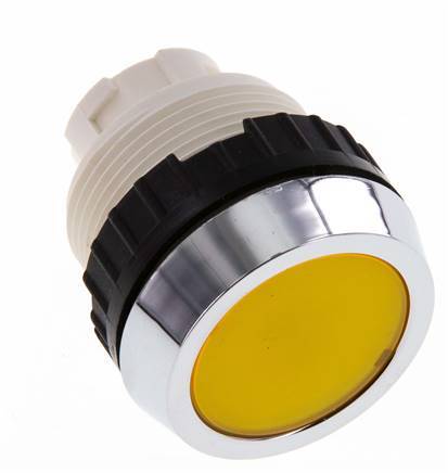 Actuator Opzetstuk 30 mm Drukknop geel
