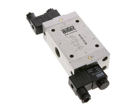 3/2 G1/2'' (G1/8'') Bi-Stabiel Magneetventiel Extern 24V AC 0-10bar/0-140psi Airtec