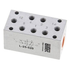 5/2 M5 Bi-Stabiel Luchtgestuurd Ventiel 0-10bar/0-140psi Airtec