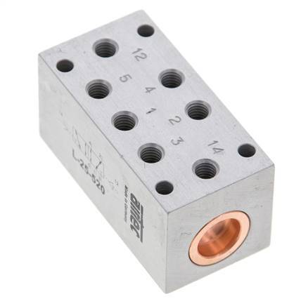 5/2 M5 Bi-Stabiel Luchtgestuurd Ventiel 0-10bar/0-140psi Airtec