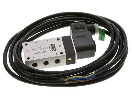 5/2 G1/8'' Magneetventiel 230V AC ATEX 2-10bar/28-140psi Airtec