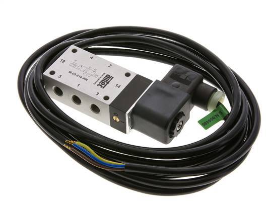 5/2 G1/8'' Magneetventiel 230V AC ATEX 2-10bar/28-140psi Airtec