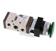5/2 G1/4 '' (G1/8 '') Handbediend Ventiel Groen 0-8bar/0-112psi YPC