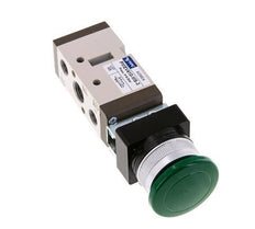 5/2 G1/4 '' (G1/8 '') Handbediend Ventiel Groen 0-8bar/0-112psi YPC