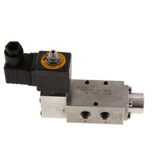5/2 G1/4'' (G1/8'') Magneetventiel RVS 24V DC 3-12bar/42-168psi