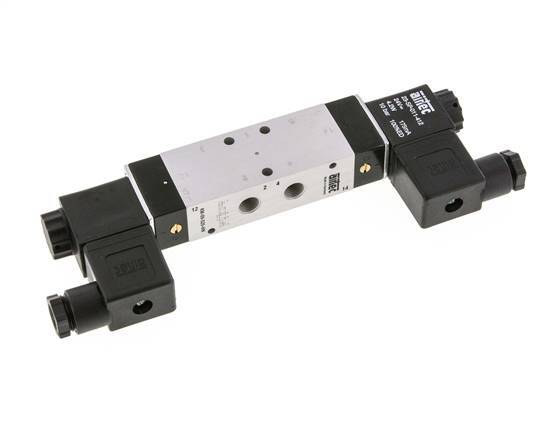 5/2 G1/8'' Bi-Stabiel Magneetventiel 24V DC 3-10bar/42-140psi Airtec