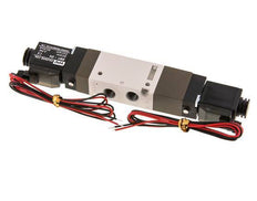 5/3 G1/8'' Middendruk Magneetventiel 24V DC 2-10bar/28-140psi 2-pins Plug YPC