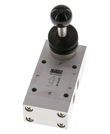 3/2 G1/4'' Handbediende Hefboom Ventiel 0-12bar/0-168psi Airtec