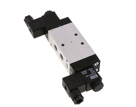 5/3 G1/4 '' Middenuitlaat Magneetventiel 12V DC 3-10bar/42-140psi Airtec