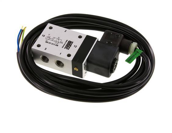 3/2 G1/4'' (G1/8'') Solenoid Valve External Pilot 230V AC ATEX 0-10bar/0-140psi Airtec