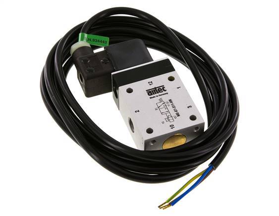 3/2 G1/4'' (G1/8'') Magneetventiel Extern 230V AC ATEX 0-10bar/0-140psi Airtec