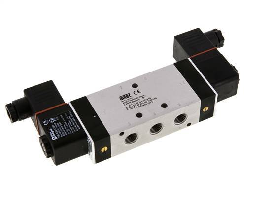 5/3 G1/4'' Uitlaat centrale Magneetventiel 24V DC ATEX 3-10bar/42-140psi Airtec