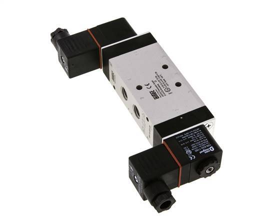 5/3 G1/4'' Uitlaat centrale Magneetventiel 24V DC ATEX 3-10bar/42-140psi Airtec