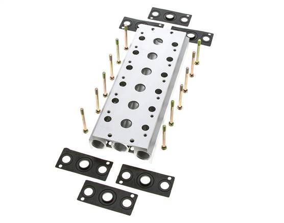 Manifold 6-Stations E.MC 5/2 5/3-weg