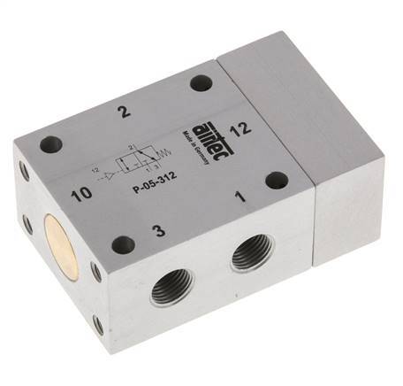 3/2 G1/8'' Luchtgestuurd Ventiel -0.95-10bar/-13.2-140psi Airtec