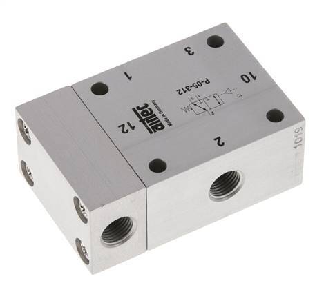 3/2 G1/8'' Luchtgestuurd Ventiel -0.95-10bar/-13.2-140psi Airtec