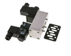 5/3 ISO 5599-1 Midden Gesloten Magneetventiel 48V DC 3-10bar/42-140psi Airtec