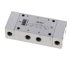 5/3 G1/8'' Midden Gesloten Luchtgestuurd Ventiel 0-8bar/0-112psi Airtec