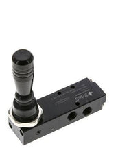 5/3 G1/8'' Midden Gesloten Handbediend Hefboom Ventiel Ventiel Detent 0-8bar/0-112psi E.MC