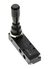 5/3 G1/8'' Midden Gesloten Handbediend Hefboom Ventiel Ventiel Detent 0-8bar/0-112psi E.MC