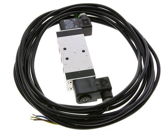 5/3 G1/4'' Midden Gesloten Magneetventiel 230V AC ATEX 3-10bar/42-140psi Airtec