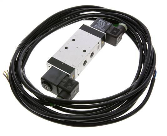5/3 G1/4'' Midden Gesloten Magneetventiel 230V AC ATEX 3-10bar/42-140psi Airtec