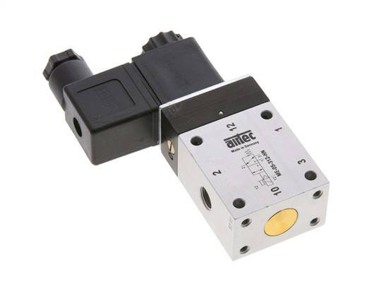 3/2 G1/8'' Solenoid Valve External Pilot 115V AC -0.95-10bar/-13.2-140psi Airtec