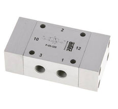 3/2 G1/8'' Bi-Stabiel Luchtgestuurd Ventiel ATEX 0-10bar/0-140psi Airtec