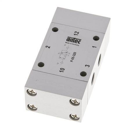 3/2 G1/8'' Bi-Stabiel Luchtgestuurd Ventiel ATEX 0-10bar/0-140psi Airtec