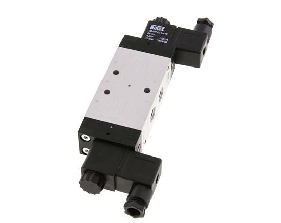 5/3 G1/4'' Midden Gesloten Magneetventiel 24V AC 3-10bar/42-140psi Airtec