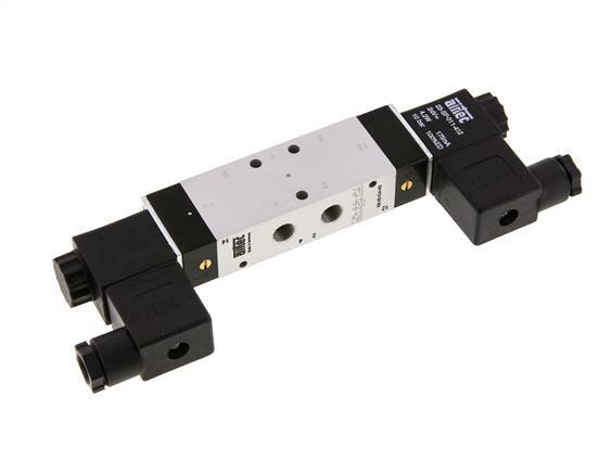 5/3 G1/8'' Middendruk Magneetventiel 24V AC 3-10bar/42-140psi Airtec