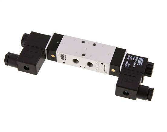 5/3 G1/8'' Middendruk Magneetventiel 24V AC 3-10bar/42-140psi Airtec