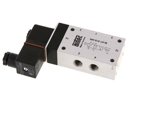 5/2 G1/4'' Magneetventiel 24V DC ATEX 1.5-10bar/21.0-140psi Airtec